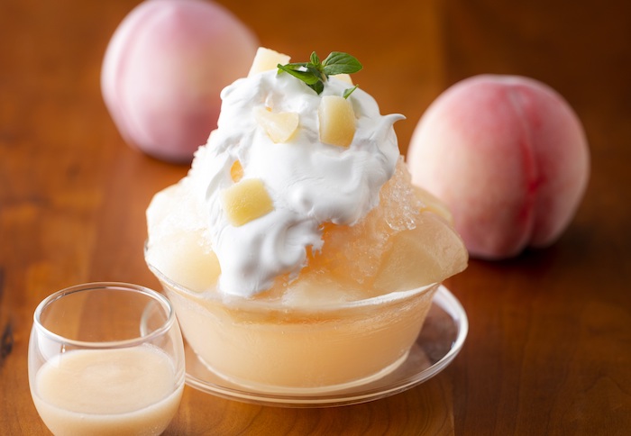 軽井沢マリオット Peach & Yogurtかき氷