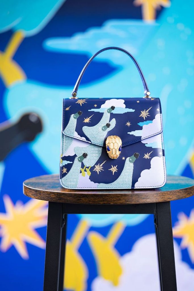 【未開封】 セルベリア スペシャルカラー・インスパイアード・イニシャルスケッチ 現代アーティストとコラボした「ブルガリ」の特別なバッグ