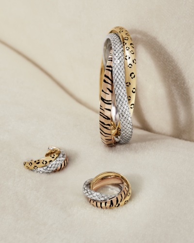 カルティエ　トリニティ　 マルチツール　ナイフ　シルバーXゴールドCartier 2007_カルティエ
