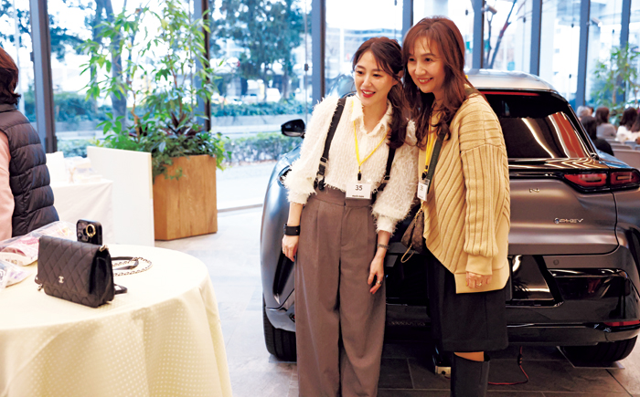 THE CROWN 愛知高辻 marie claire open golf in Aichi 交流会