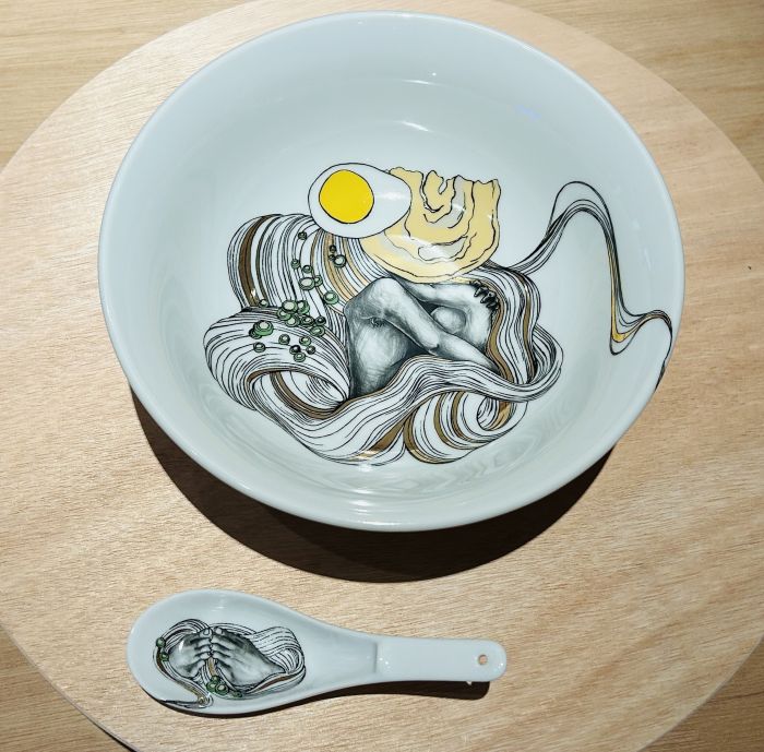 ヒグチユウコから横尾忠則まで アートなラーメンどんぶりを買いに
