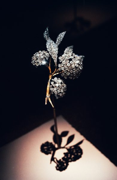 フランソワ＝レニョー・ニトによる繊細な紫陽花のブローチ　ショーメ