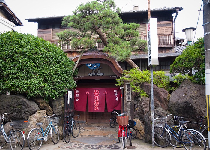 鞍馬口通り 船岡温泉 京都 サイクリング