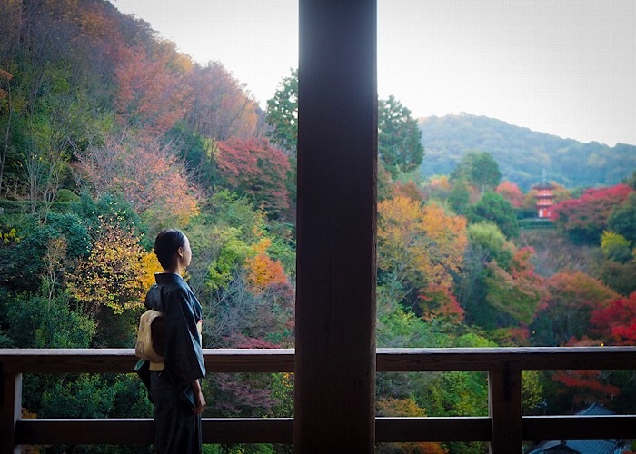 清水寺　京都　紅葉