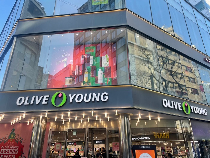 韓国　Olive Young　コスメ