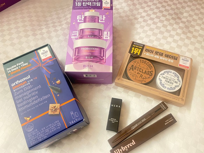 韓国　コスメ　BIOHEAL BOH　プロバイオダームリフティングクリーム　 オソモール　  too cool for school 　シェーディング　hera　ティントリップ　美弥るりか