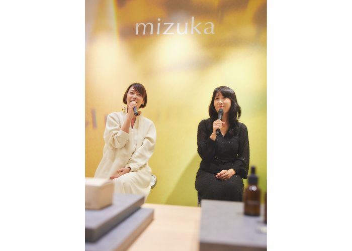 辺見えみりさんが語る。自ら⼿がけるスキンケアブランド『mizuka